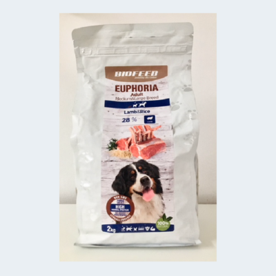 BIOFEED Euphoria Adult medium&large breed jagnięcina z ryżem